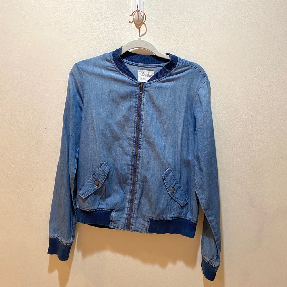 Ashley By 26 International - Denim Bomber Jacket